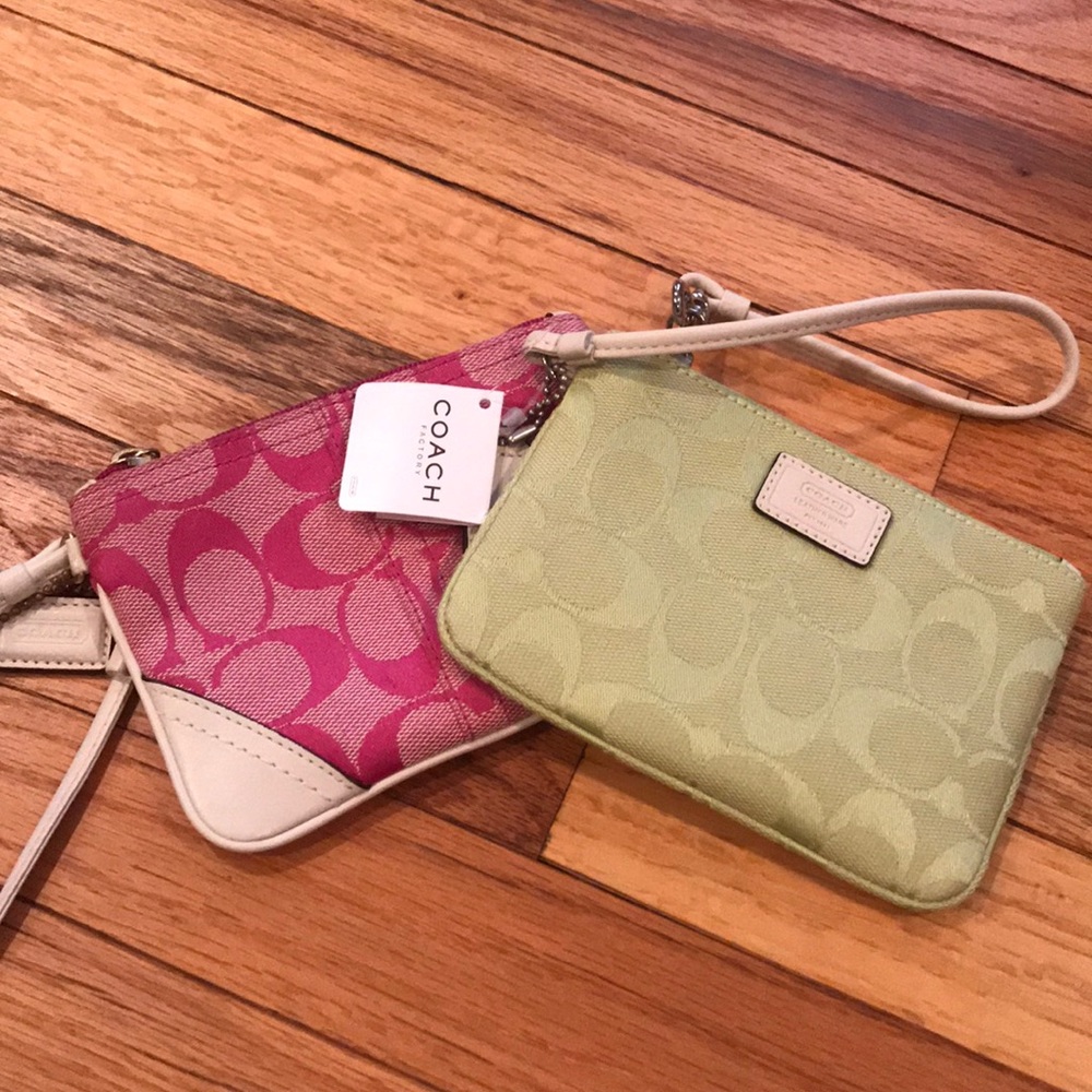 Coach wristlets